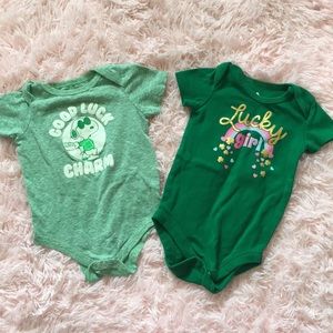 Baby girl St. Patrick’s Day bundle (12mo)